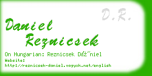 daniel reznicsek business card